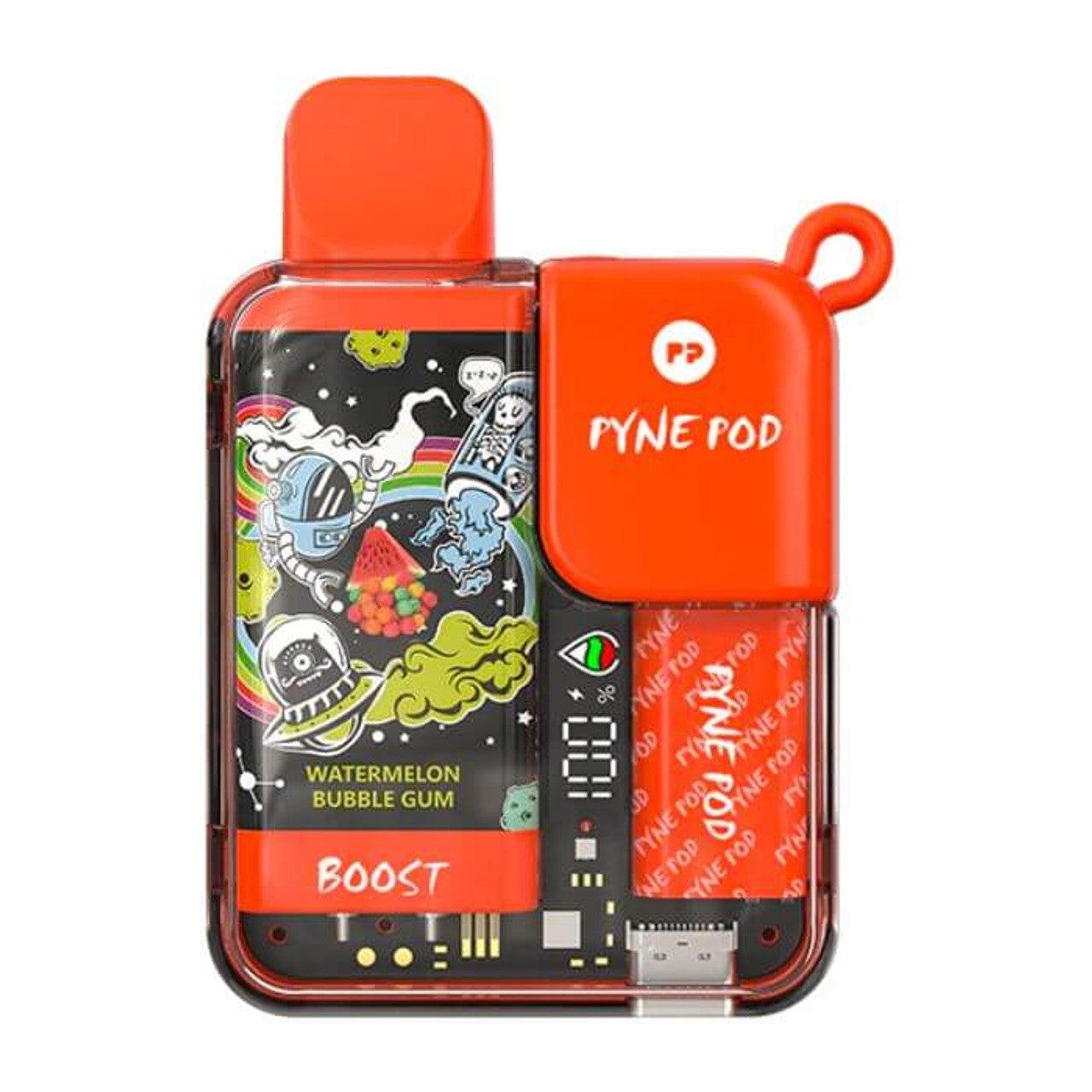 Watermelon Bubble Gum Pyne Pod Boost 8500 - Black Coral